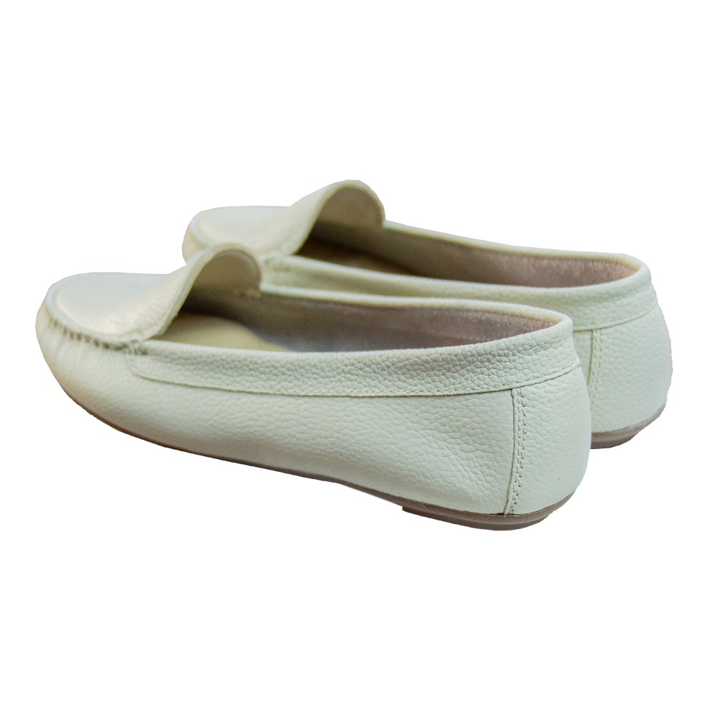 MOCASIN CHATO GINNA VAINILLA - VALE ARCO TOFFE