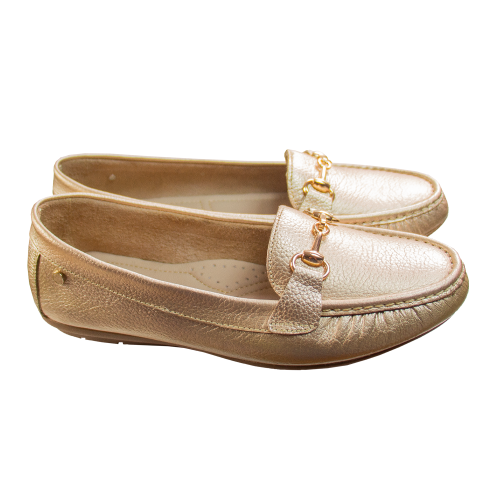 MOCASIN CHATO GUCCI FOIL EPSON  PLATINO