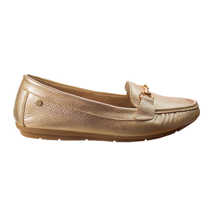 MOCASIN CHATO GUCCI FOIL EPSON  PLATINO