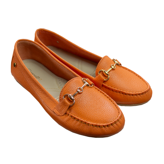 MOCASIN GUCCI RONDINI NARANJA