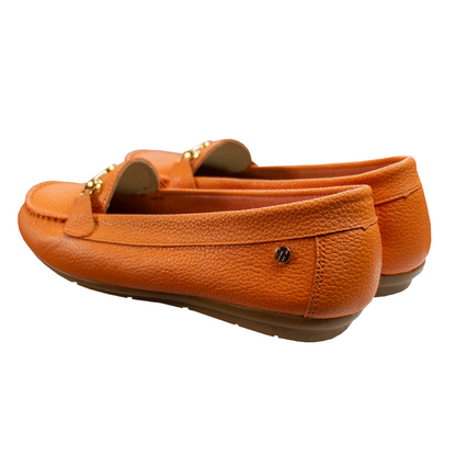 MOCASIN GUCCI RONDINI NARANJA