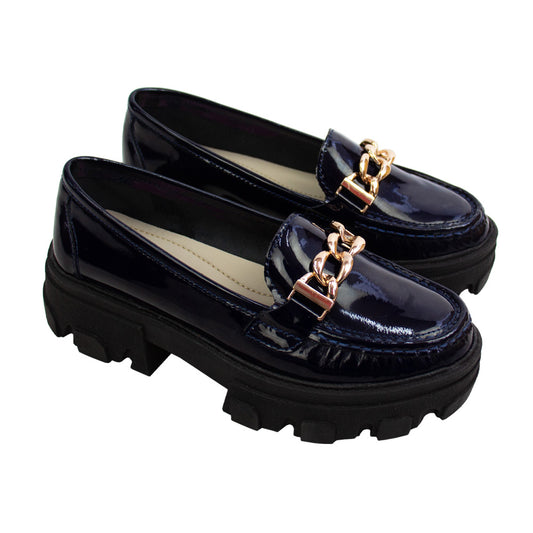 MOCASIN CHUNKY PLATAFORMA  PARIS CHAROL  AZUL