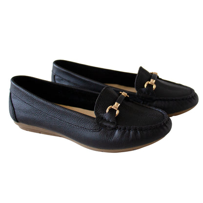 MOCASIN CHATO SARA-2 NEGRO