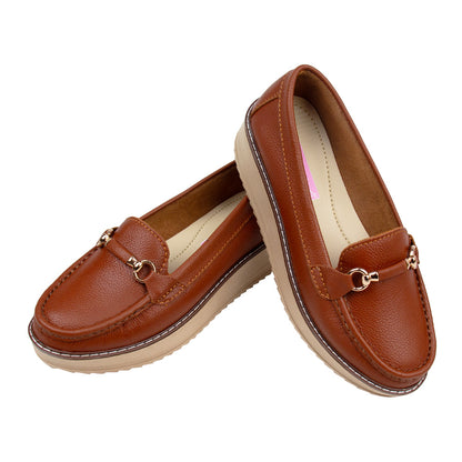 MOCASIN PLATAFORMA  DANIELA COBRE