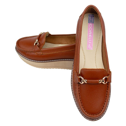 MOCASIN PLATAFORMA  DANIELA COBRE