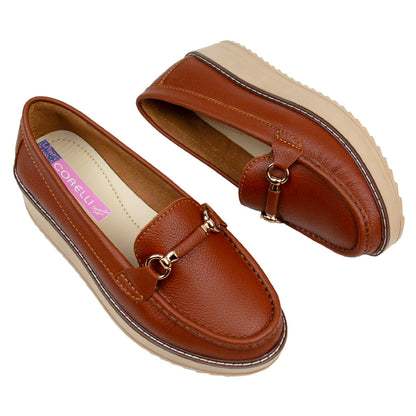 MOCASIN PLATAFORMA  DANIELA COBRE