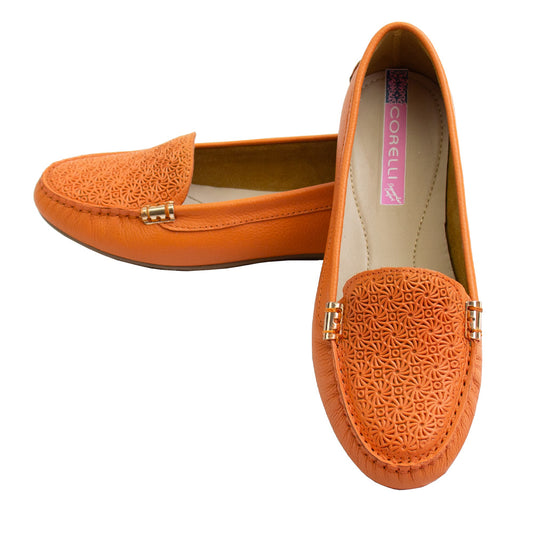 MOCASIN CHATO PAULA II NARANJA