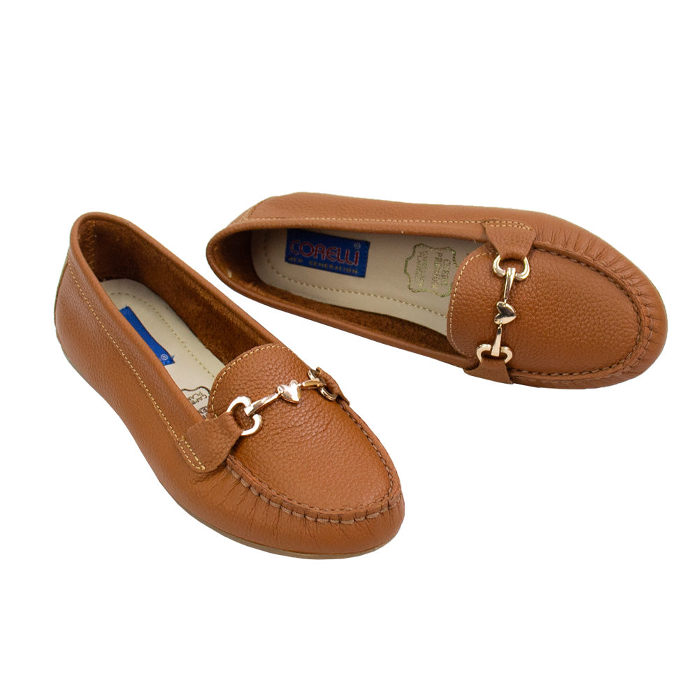 MOCASIN CHATO LOVE COBRE