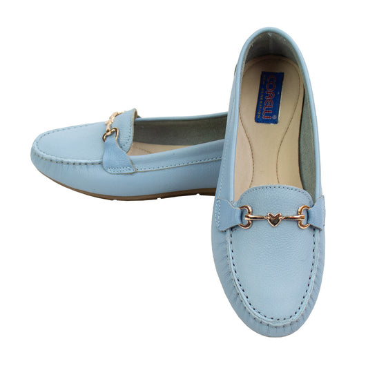 MOCASIN CHATO LOVE  CIELO
