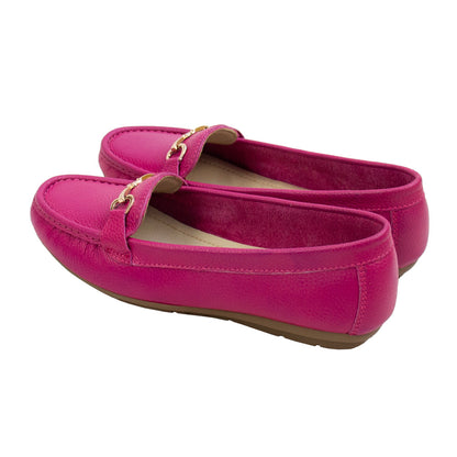 MOCASIN CHATO LOVE  FUCSIA