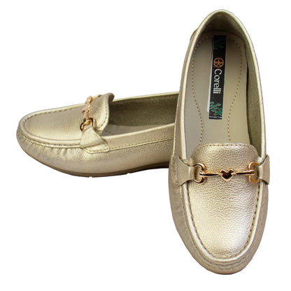 MOCASIN CHATO LOVE  PLATINO
