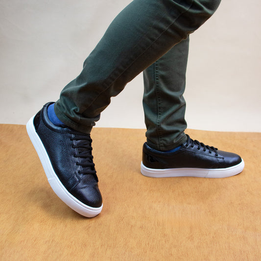 ZAPATILLA XAVI  RONDINI NEGRO / CHAROL NEGRO