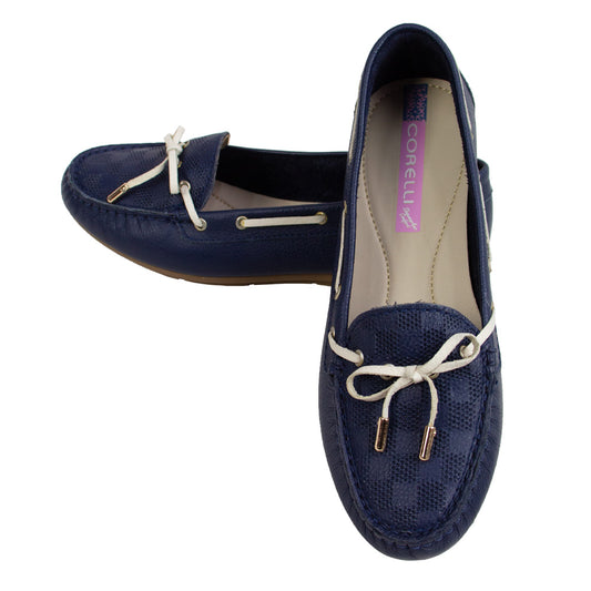 MOCASIN CHATO BRENDA  AZUL