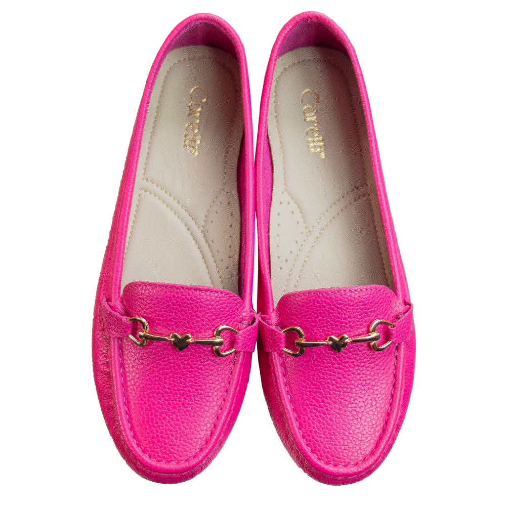 MOCASIN CHATO LOVE FUCSIA