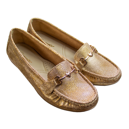 MOCASIN LOVE  PITON  PLATINO