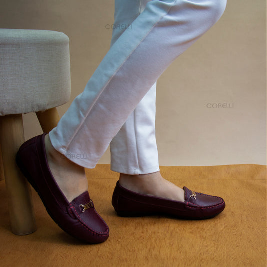 MOCASIN CHATO  MERY II  VINO
