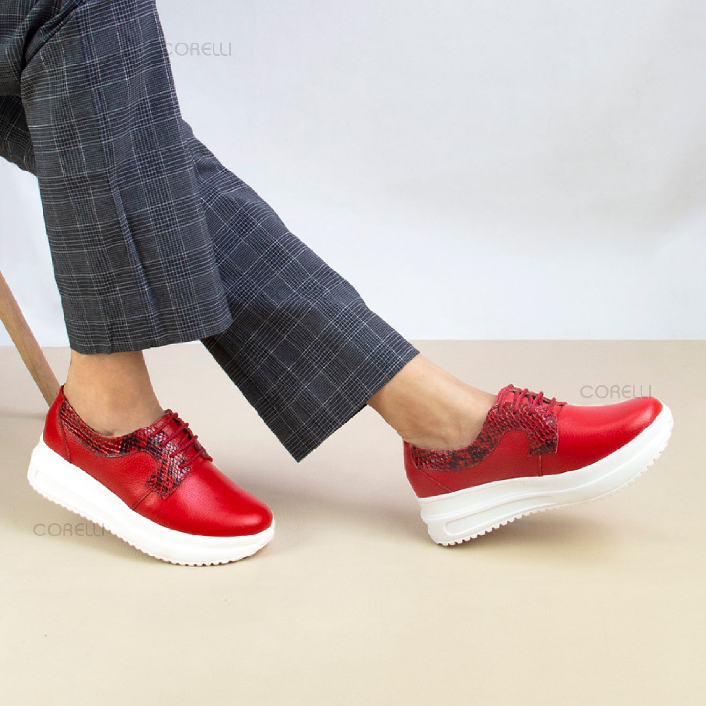 ZAPATO URBANO RUBY ROJO