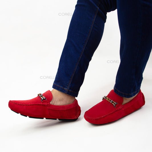 LEO GAMUZA ROJO