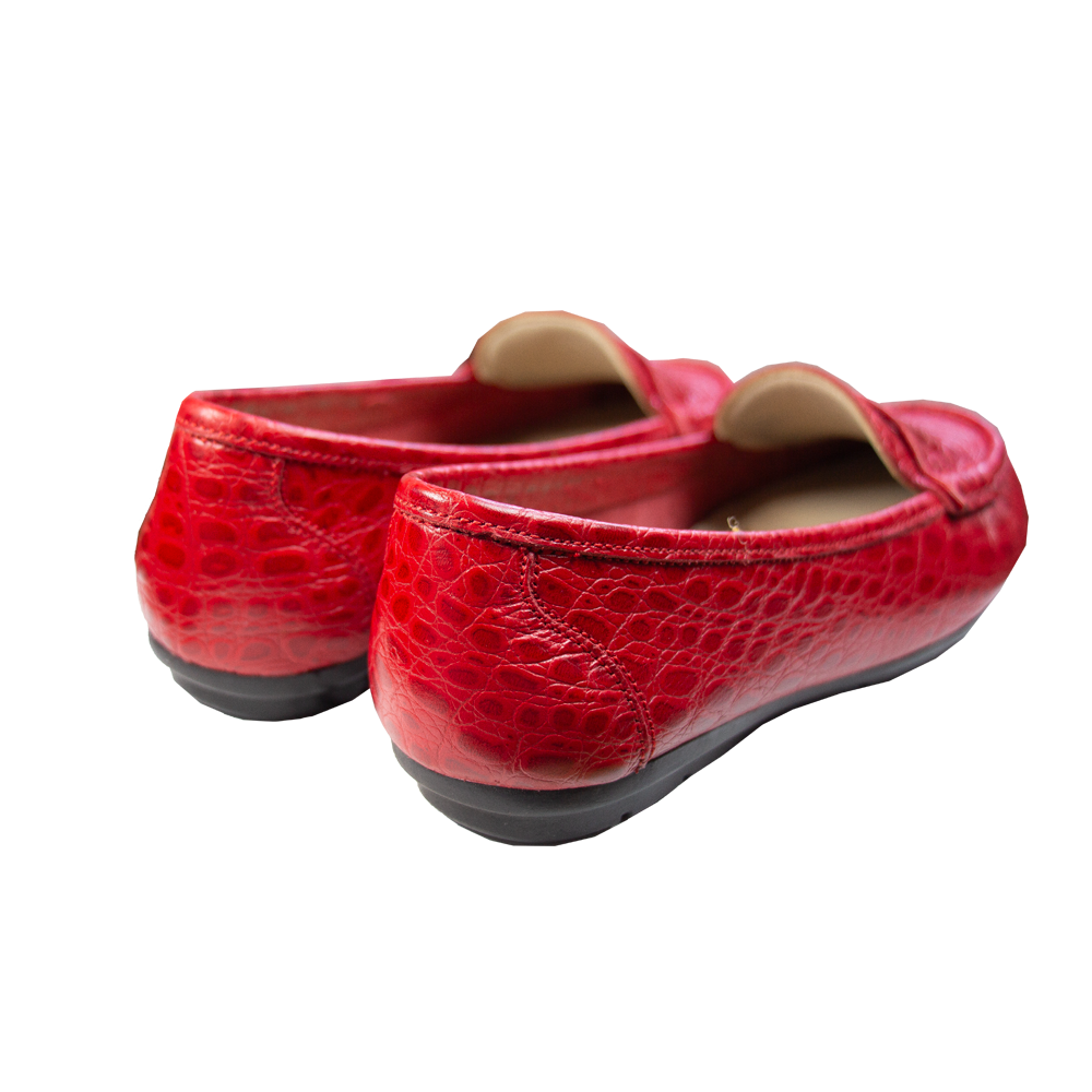 MOCASIN CHATO   PRINTS  TORTUGA   ROJO