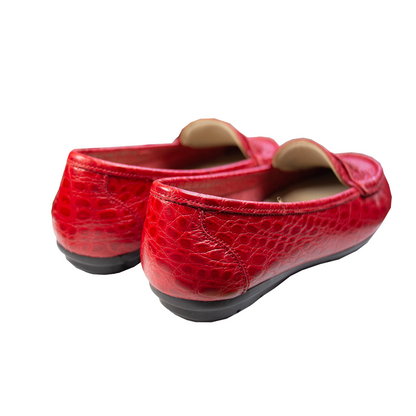 MOCASIN CHATO   PRINTS  TORTUGA   ROJO
