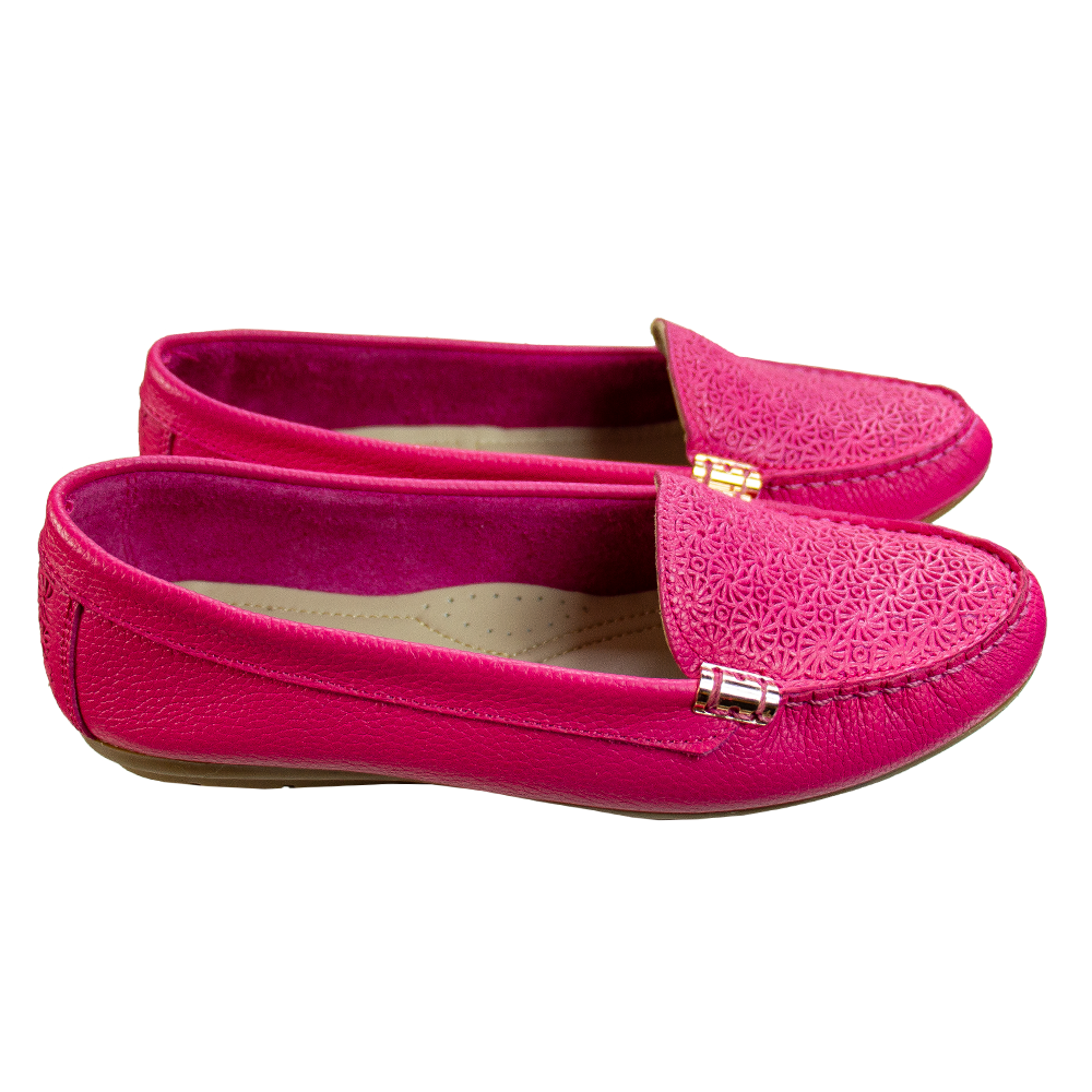 MOCASIN CHATO PAULA II FUCSIA