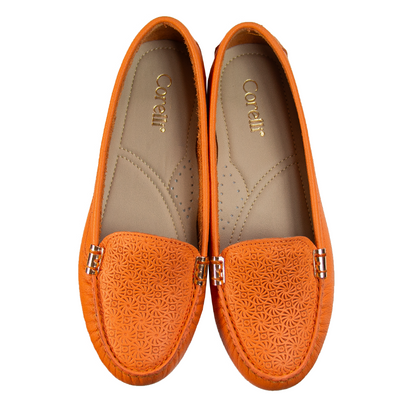 MOCASIN CHATO PAULA II NARANJA