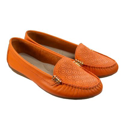 MOCASIN CHATO PAULA II NARANJA