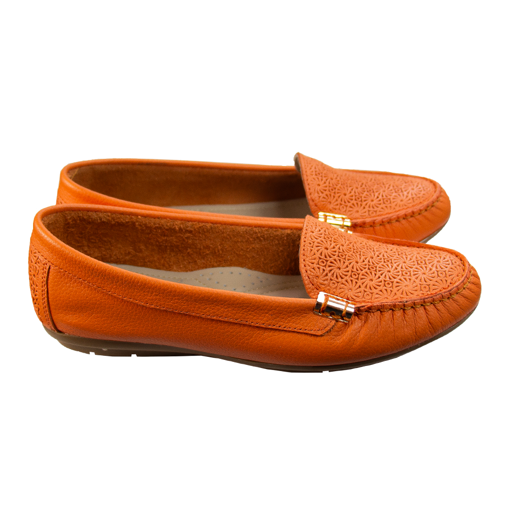 MOCASIN CHATO PAULA II NARANJA