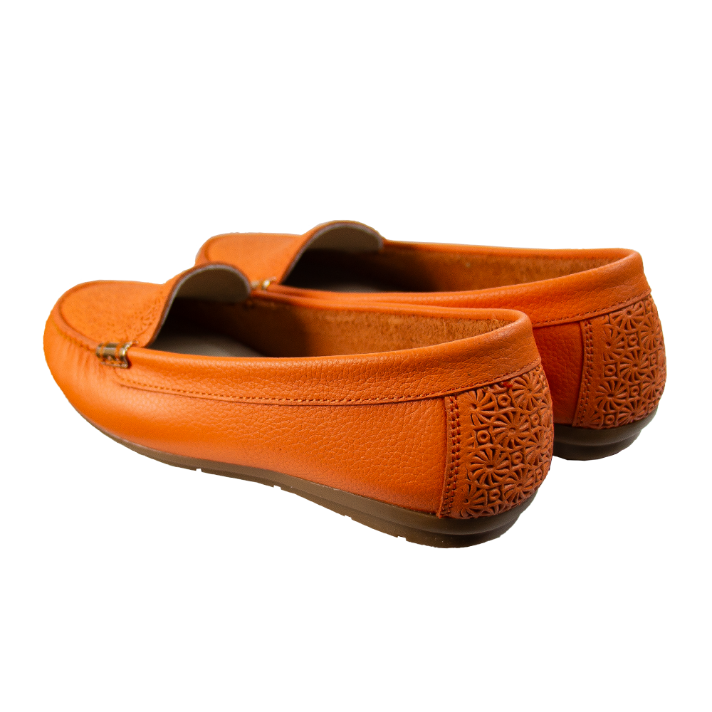 MOCASIN CHATO PAULA II NARANJA