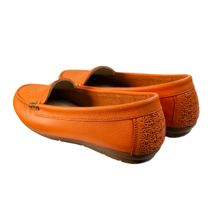 MOCASIN CHATO PAULA II NARANJA
