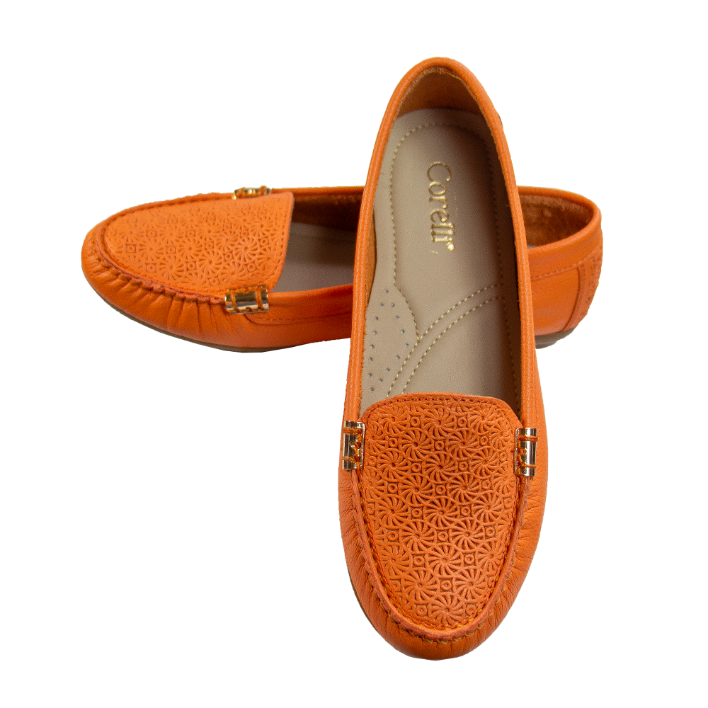 MOCASIN CHATO PAULA II NARANJA