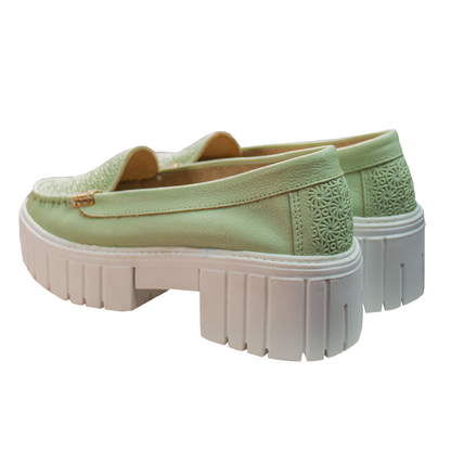MOCASIN PAULA II MENTA - CHUNKY BLANCO