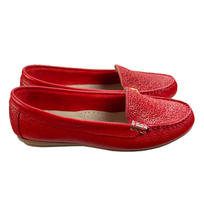 MOCASIN CHATO PAULA II ROJO