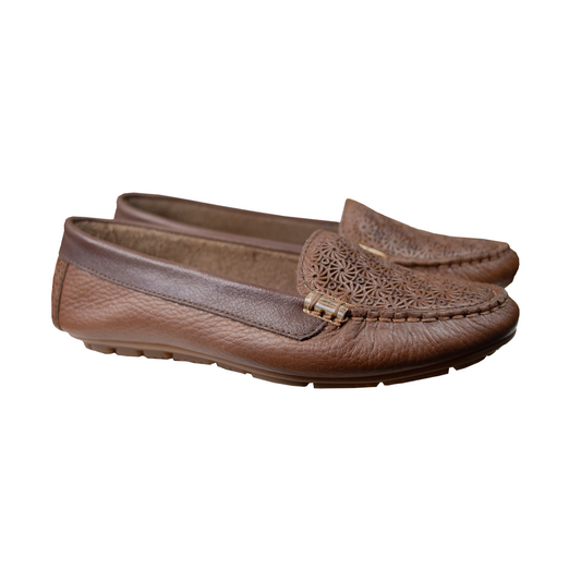 MOCASIN CHATO PAULA II TOFFE - CAUCHO TOFFE