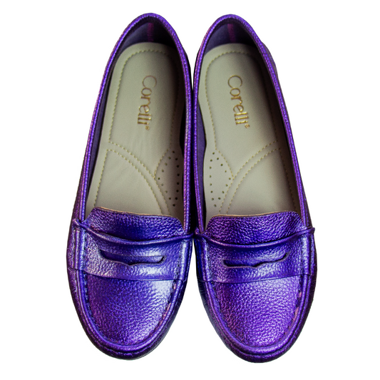MOCASIN CHATO PRINTS FOLIA MORADO