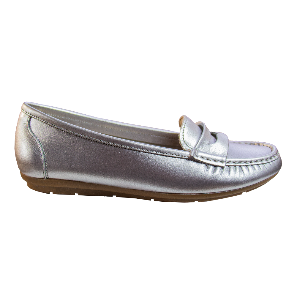MOCASIN CHATO   PRINTS  PLATA