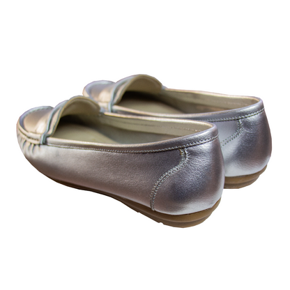MOCASIN CHATO   PRINTS  PLATA