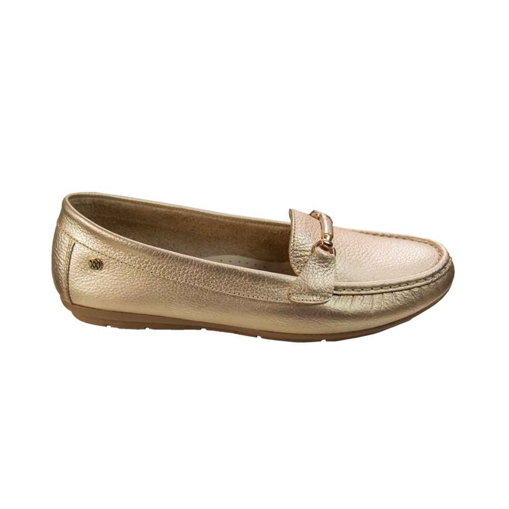 MOCASIN CHATO SARA FOIL EPSON  PLATINO
