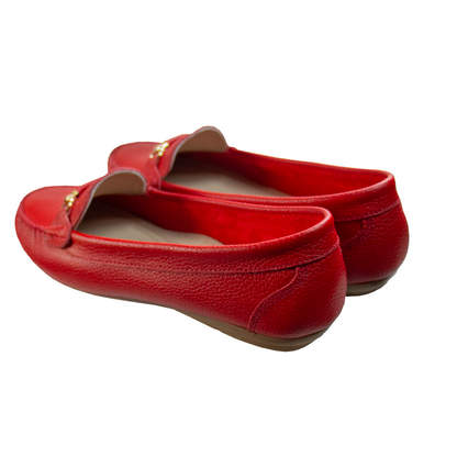 MOCASIN CHATO SARA-2 ROJO
