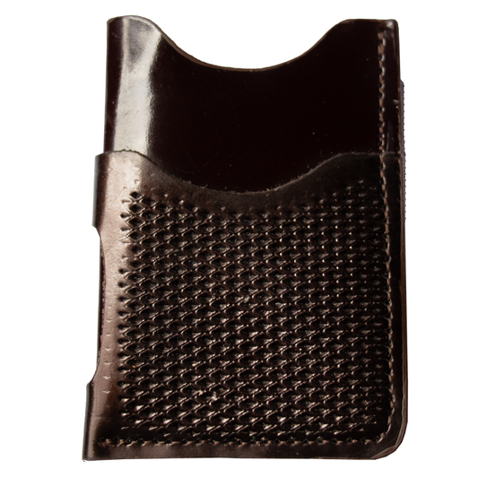 TARJETERO  -PUNTOS-SATINADO MARRON