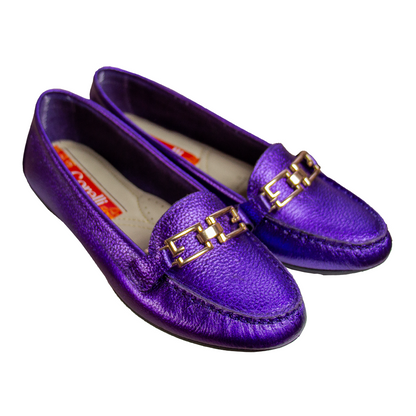 MOCASIN CHATO THAIS FOIL EPSON MORADO