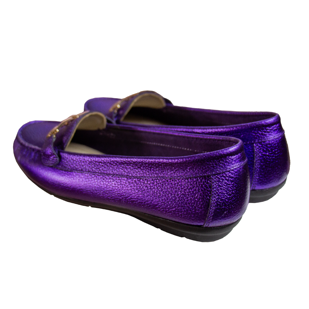 MOCASIN CHATO THAIS FOIL EPSON MORADO