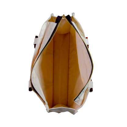 BOLSO TOCUYO TULIPANES CON ASA DE MADERA