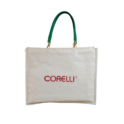 BOLSO TOCUYO TULIPANES CON ASA DE CUERO