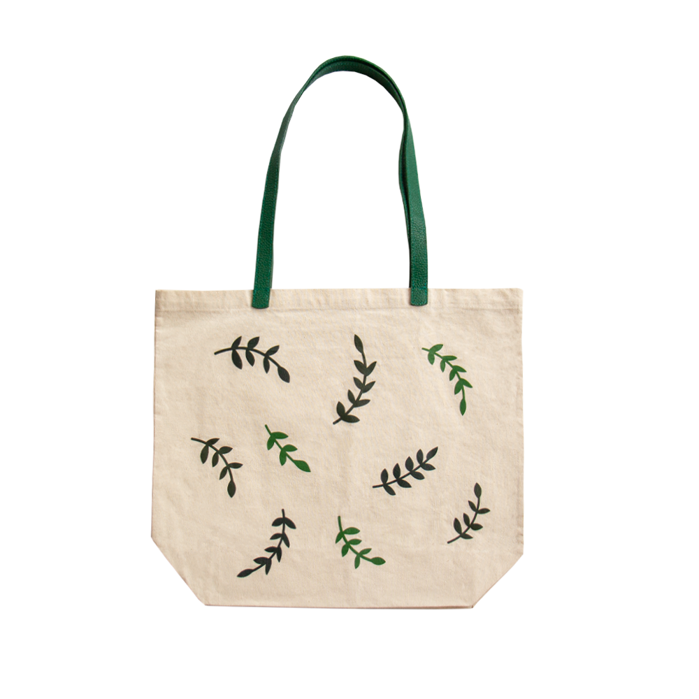 BOLSO TOCUYO ENCANTO VERDE CON ASA DE CUERO