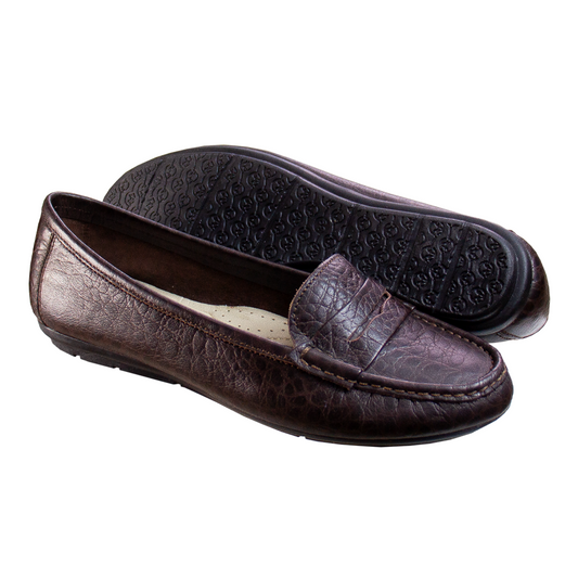 MOCASIN CHATO PRINTS TORTUGA MARRON