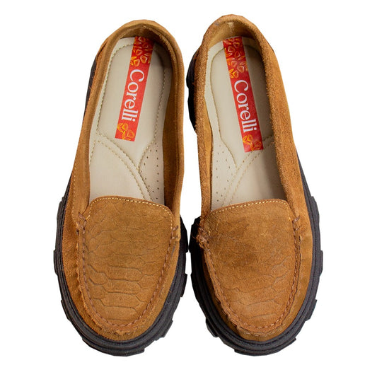 MOCASIN GAMUZA ESTER II HABANO - CHUNKY NEGRO