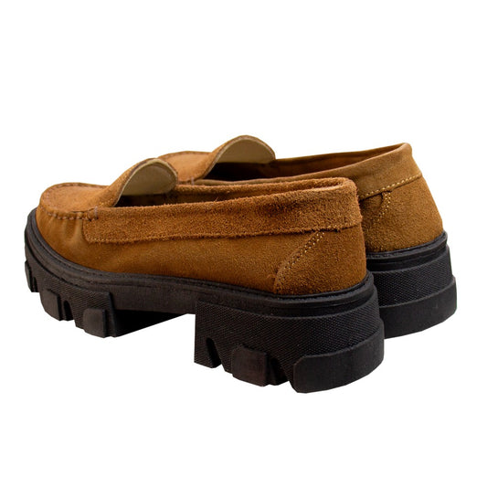 MOCASIN GAMUZA ESTER II HABANO - CHUNKY NEGRO