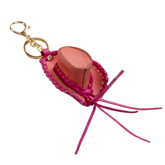 CHARM  SOMBRERO BAQUERO CORAL / FUCSIA