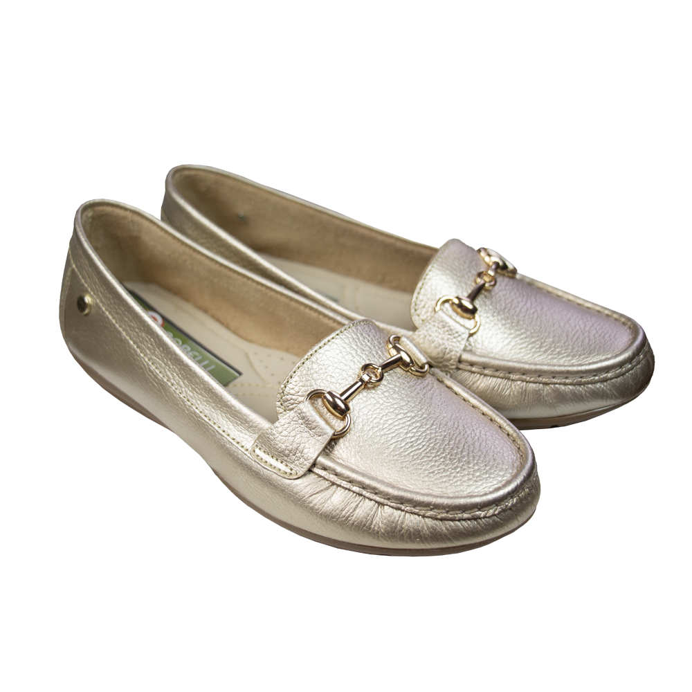 MOCASIN CHATO  GUCCI  PLATINO